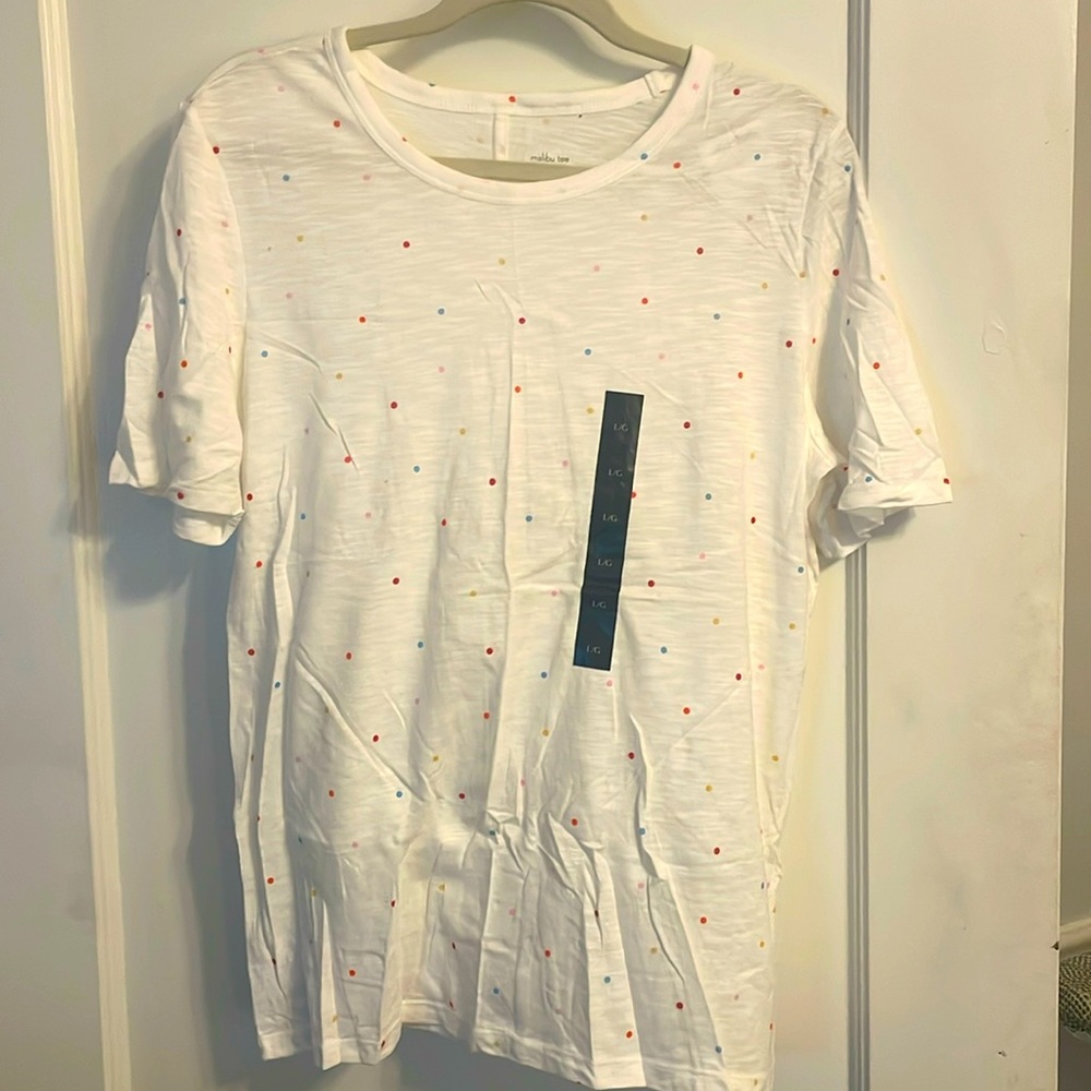 New Banana Republic polka dot tee